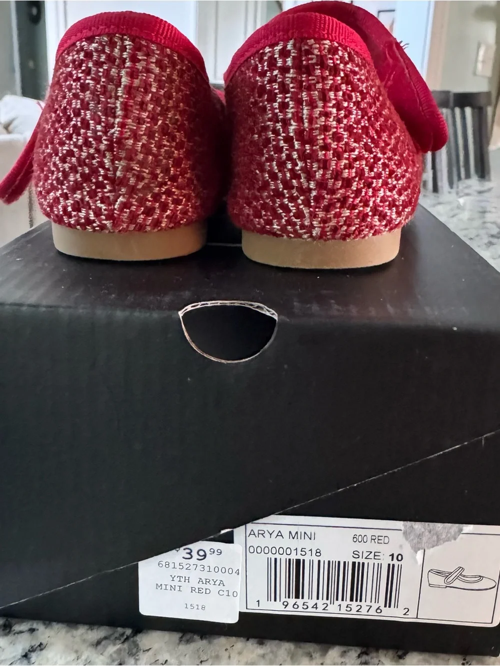 Kids' size 10 Arya Mini Red Mary Jane Shoes